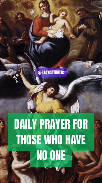 DAILY PRAYER FOR THOSE WHO HAVE NO ONE TO PRAY FOR THEM #TRUTH #JESUS #CHRIST #MARY #JOSEPH #IHS #B