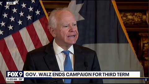 Tim Walz Says "Right-Wing YouTubers" Are Breaking Into Daycares