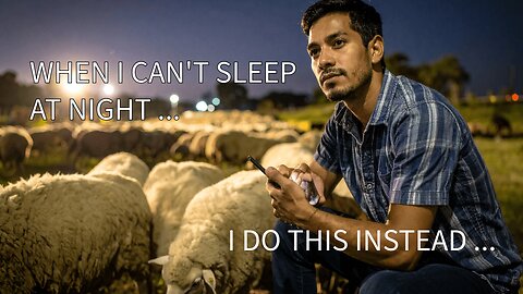 When You Cannot Sleep at Night … Try Doing This …