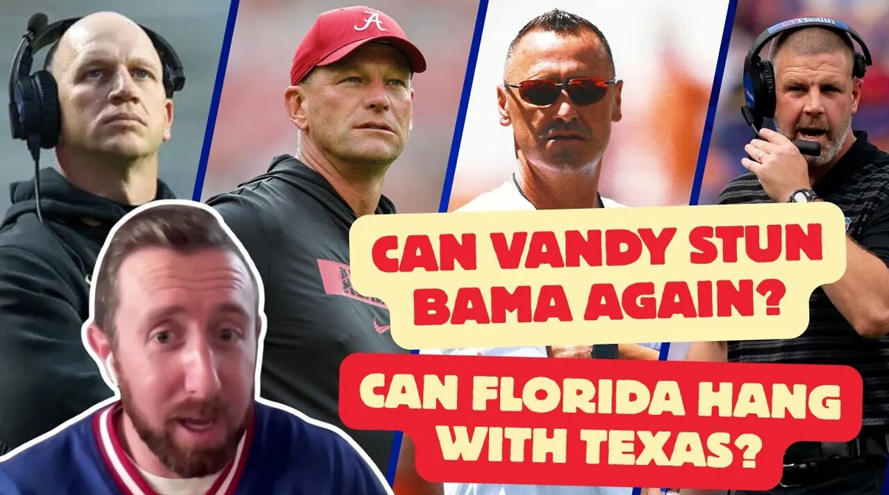 Connor O’Gara Talks SEC Football: Can Vandy Upset Bama Again? Florida vs Texas + LSU’s Struggles