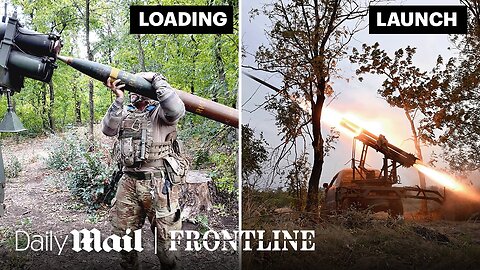 How a Ukrainian Rocket Launch Really Works | Frontline Marathon | Daily Mail