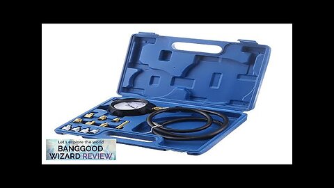 Oil Pressure Meter Test Tool Set Tester Gauge Diesel Petrol Car Garage Review