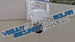 VIZIUUY VZ-3PT2 Solar Battery Wireless Security Camera Review: 3MP 360° Pan Tilt Outdoor Camera