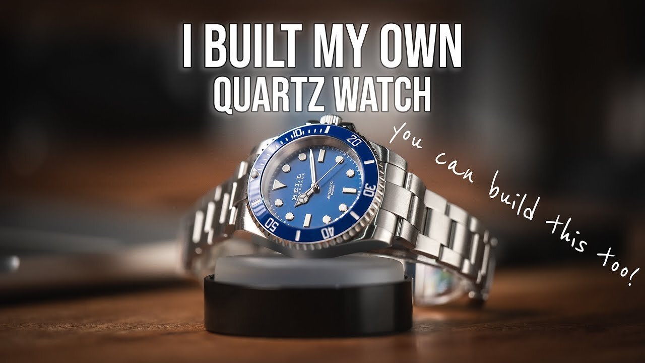 I built MY OWN Quartz watch and YOU CAN too!
