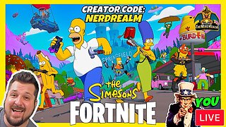 Fortnite The Simpsons w/ YOU! Creator Code: NERDREALM 11/13/25