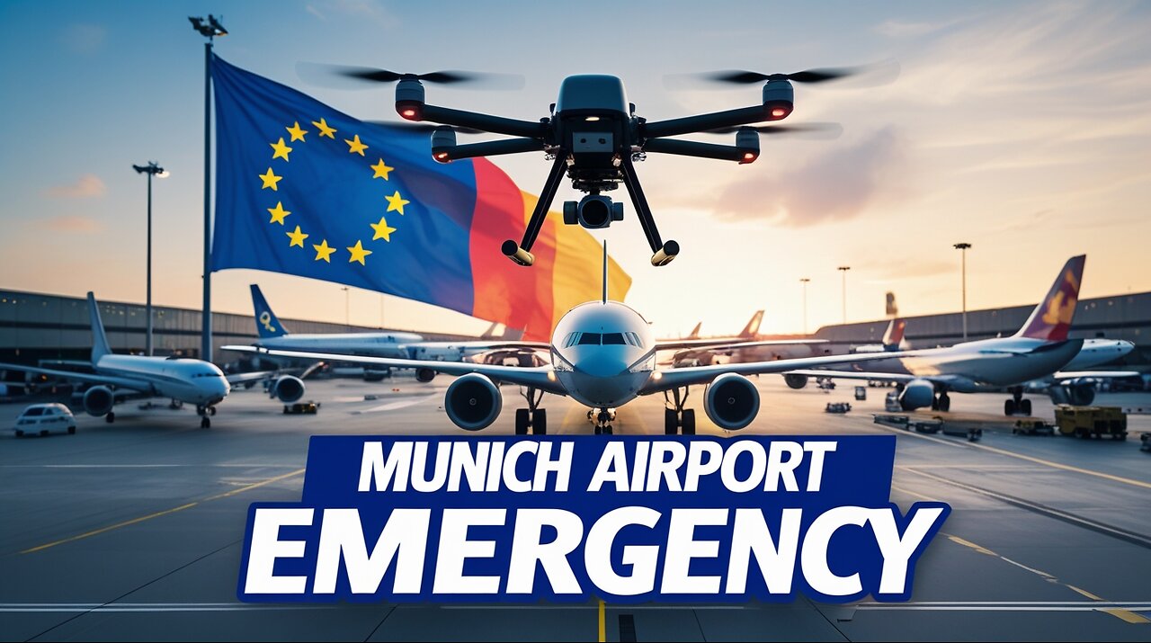 🚨 Munich Airport Drone Scare | Flights Canceled & Security on High Alert