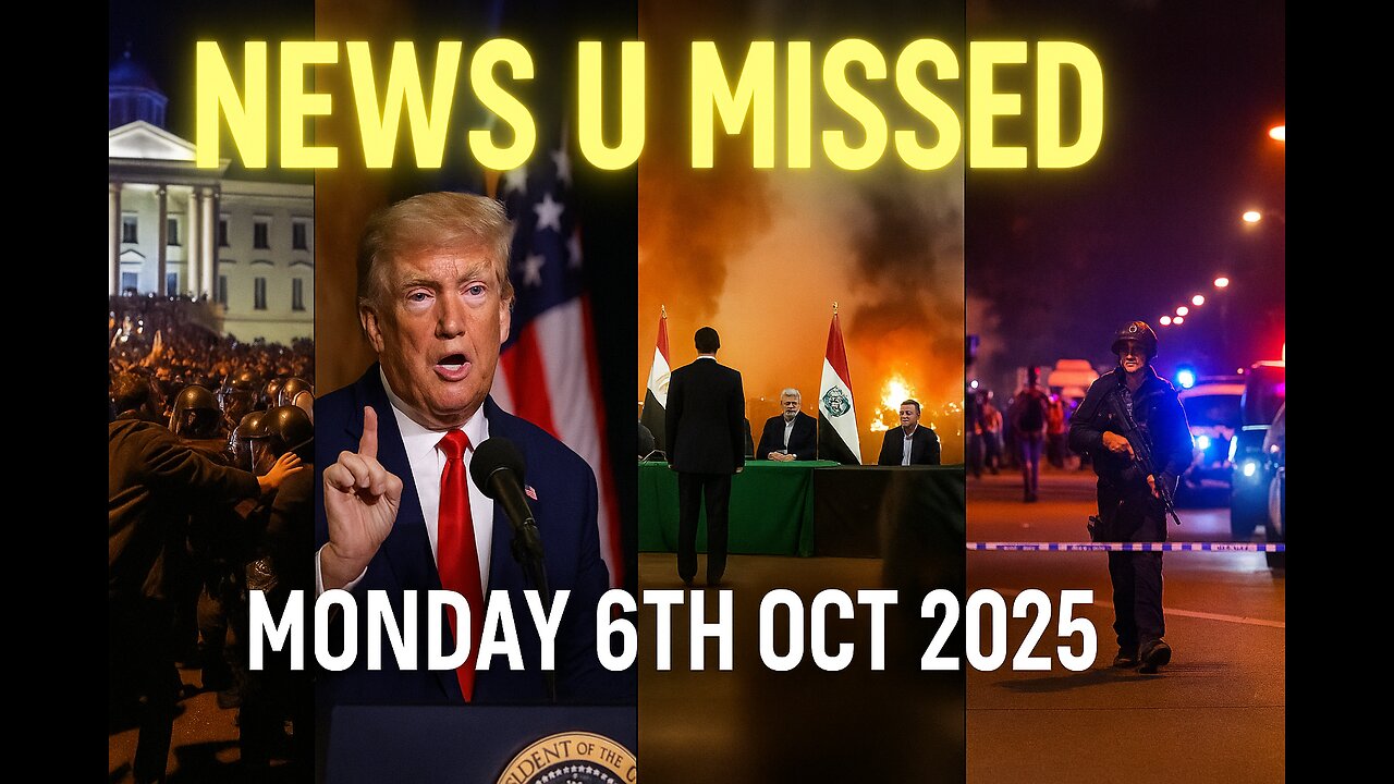 NEWS U MISSED WITH PAUL BROOKER & DREW DEMI MONDAY 6TH OCTOBER 2025