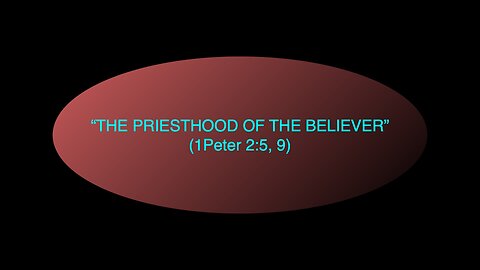 The Priesthood Of The Believer | Sunday Morning Service (10/05/2025) | Jubilee Worship Center