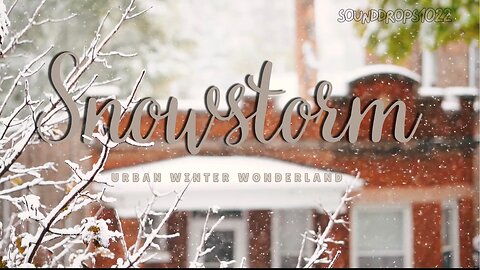 30 Minutes Blizzard in the City - Urban Winter Wonderland