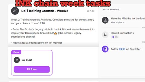 🔈 Ink Airdrop — Hoàn thành nhiệm vụ tuần 2 của Ink Chain #inkchain #crypto #mmo #Rumble