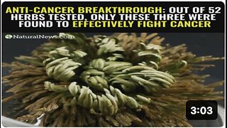 Anti-cancer breakthrough: Out of 52 herbs tested, only these three effectively fight cancer