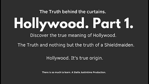 The History of Hollywood _Part 1 - recorded in 2023