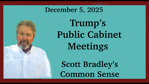 Trump's Public Cabinet Meetings
