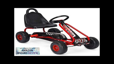 HONEY JOY Go Kart for Kids 4 Wheel Pedal Powered Go Cart Review