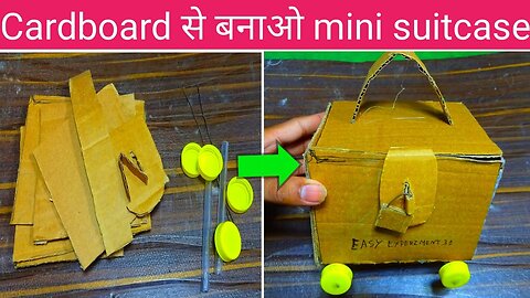 how to make cardboard suitcase