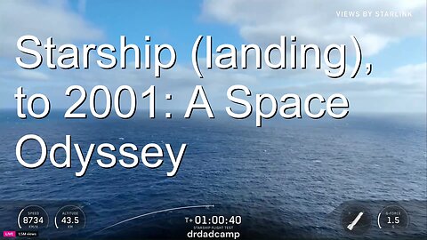 Starship - Oct 2025, to Space Odyssey music (part 3)