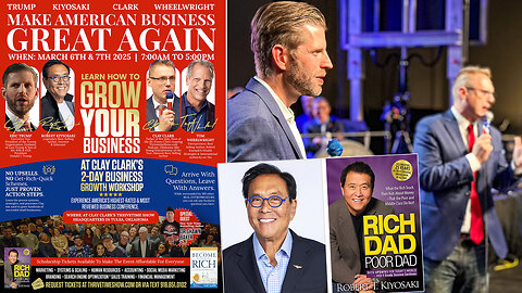 Robert Kiyosaki | Who Bought the First Copy of Rich Dad Poor Dad? How Did Robert Kiyosaki Become a Best-Selling Author? Who Is Tom Burns? Join Eric Trump & Robert Kiyosaki At Clay Clark’s March 6-7 Business Workshop!