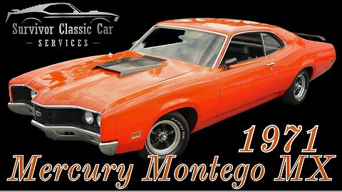 1971 Mercury Montego MX - 351, one family owned classic muscle car for sale!