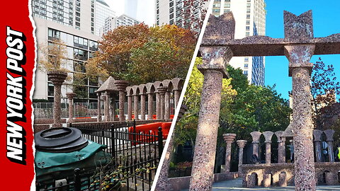 Crews demolish 'Upper Room' sculpture by artist Ned Smyth for controversial Battery Park City resiliency plan