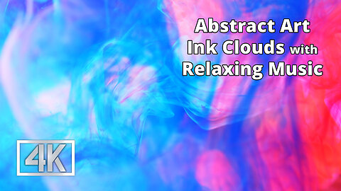 4K Abstract Art Ink Clouds