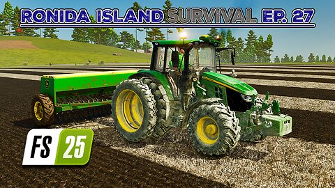 Survival on Ronida Island #27 | Drilling Oats. Setting Up the Bale Shed. | Farming Simulator 25