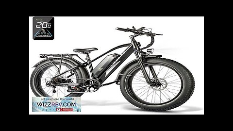 Electric Bike Fat Tire26" e Bikes for Men500W (Peak 720W) Electric Bike Review