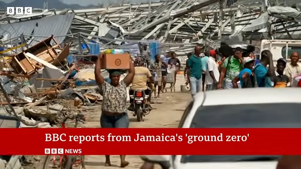 Hurricane death toll rises as Jamaica aid effort struggles