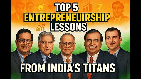 Entrepreneurship Lessons from India's Titans | இந்தியாவின் பட்டாளிகள்: வெற்றியை உடையவர்களால்