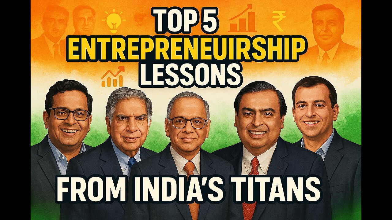 Entrepreneurship Lessons from India's Titans | இந்தியாவின் பட்டாளிகள்: வெற்றியை உடையவர்களால்