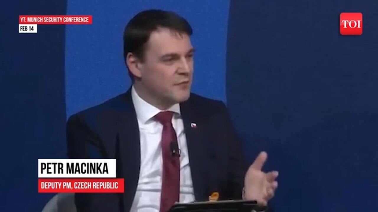 Petr Macinka se na Mnichovské bezpečnostní konferenci postavil za mír na Ukrajině!