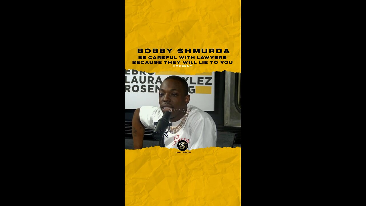 @itsbobbyshmurda Be careful with lawyers because they will lie to you