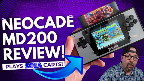 A New SEGA Genesis Handheld In 2024? Neocade MD200 Review!