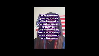 Wake Up America. Fantastic Explanation Of A Colour Revolution Which Is NOW In America. Be Aware!!