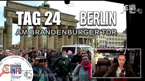 CORONA INFO Tour - Berlin am Brandenburger Tor | 2020-10-25 - Tag 24 + Youngsters, Attila Hildmann