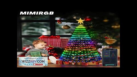 2.1M Smart Christmas Tree Garland LED Fairy String Lights App Remote Control Review