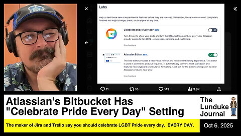 Atlassian's Bitbucket Has "Celebrate Pride Every Day" Setting