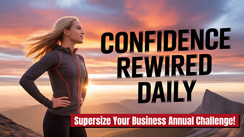 Supersize Your Business Annual Challenge Day 36: Rewire This For More Confidence!