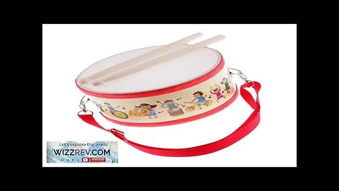 Polyester Snare Drum Hand Percussion Set for 1-10 Years Children Kids Musical Review