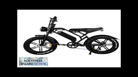 Upgraded Mode V20 Electric Bicycle 1000W 15AH Ebike 20 Inch Fat Tire Review