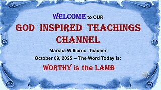 Worthy is the Lamb