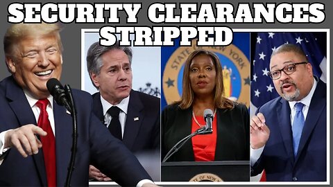 (BREAKING NEWS) Trump Strips Security Clearances of Numerous Dem Operatives