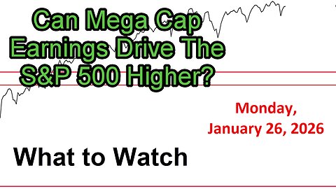 What to Watch Update for Monday January 26, 2026