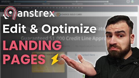 Anstrex Landing Page Editor: Build and Optimize Landing Pages Fast!