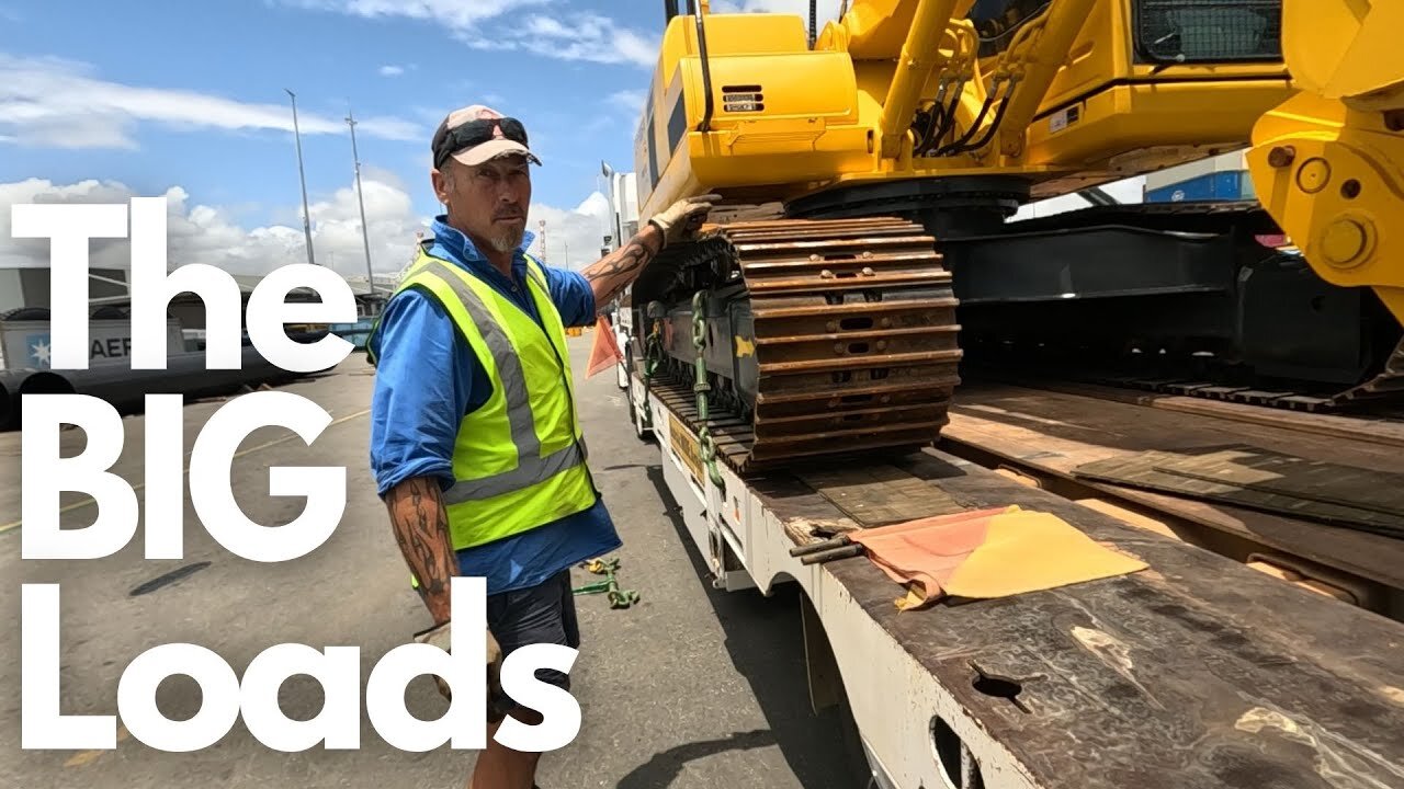 Paul from Truckin About Shows us the Oversize Loads