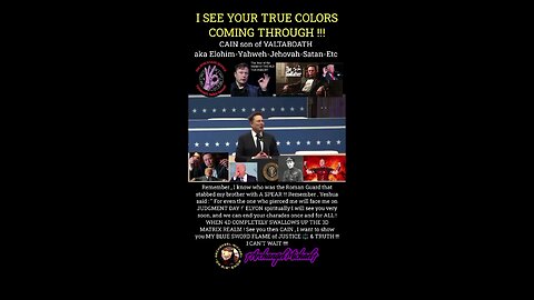 I see your true colors shining through Ellion ...