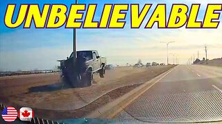 DISTRACTED DRIVER OVERCORRECTS AND LOSES CONTROL - JAN 29, 2026