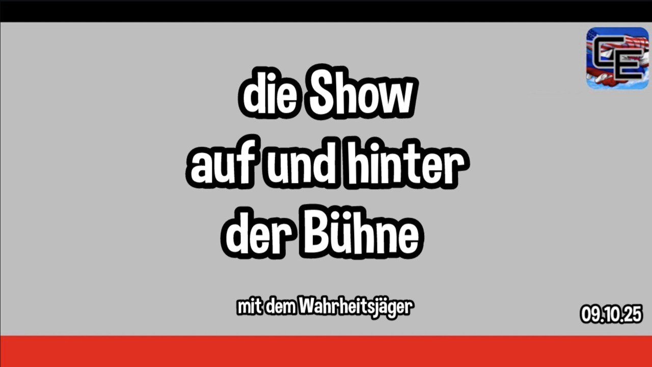 Die Show auf & hinter der Bühne 09.10.25