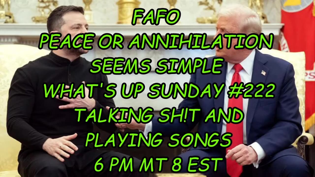 WHAT'S UP SUNDAY #222