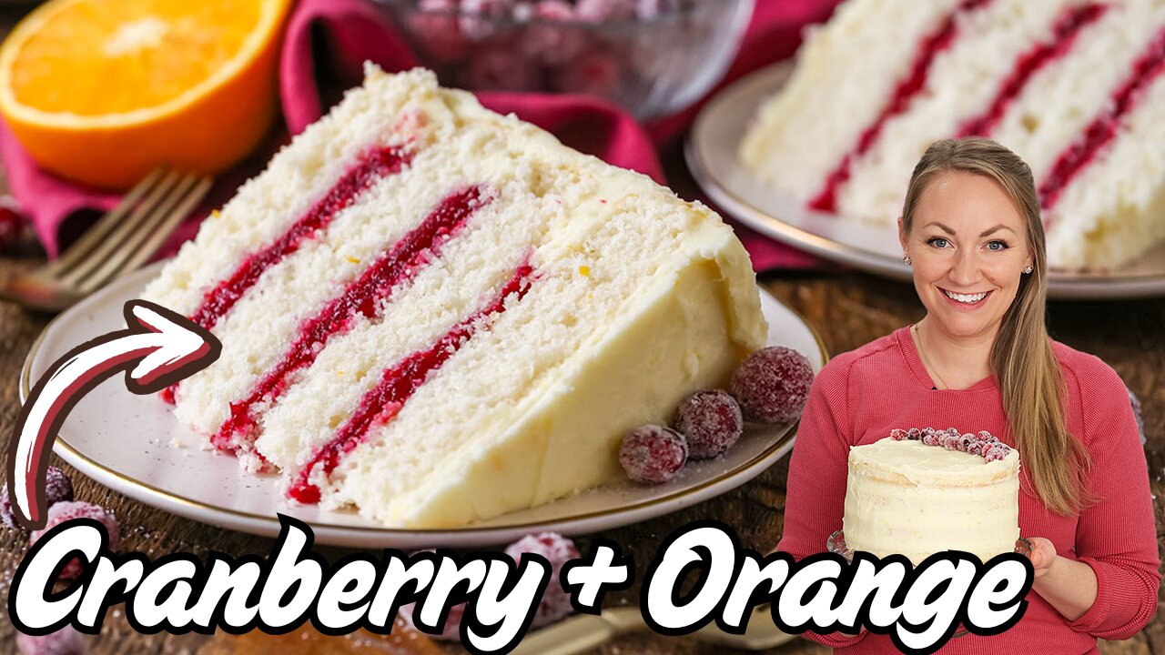 The Holiday Cake Everyone Will Talk About (Cranberry Orange!)