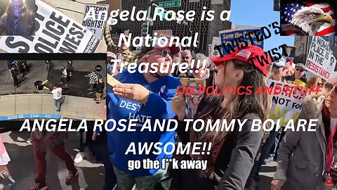 Angela Rose: National Treasure Trollin' No Kings Commies & Tommy Boi's Portland Antifa KO Check-In!